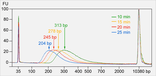 DNA-fragmentation-Bioanalyzer-data